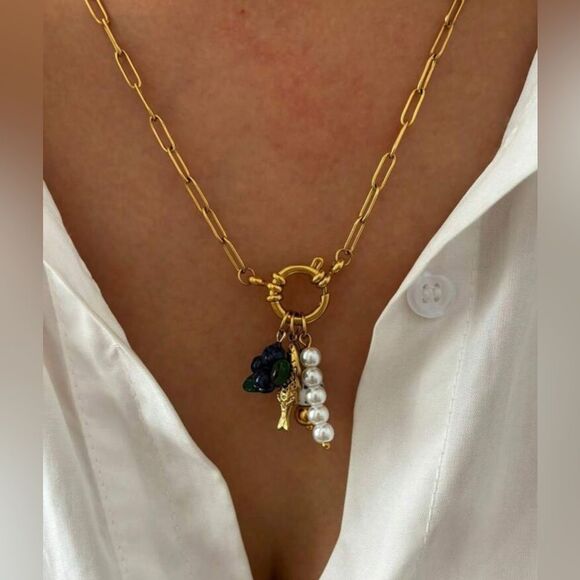 Anthropologie Jewelry - Boho charm Necklace #1528